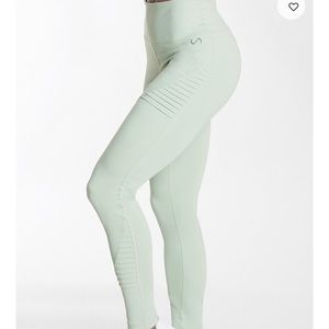Green Tea Moto Leggings